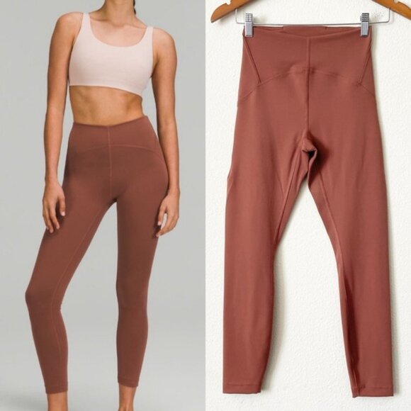 Lululemon SIZE 4 Instill HR High rise leggings 25” in Ancient Copper - Picture 1 of 7